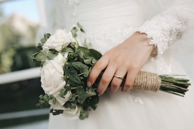 Bouquet de mariée romantique